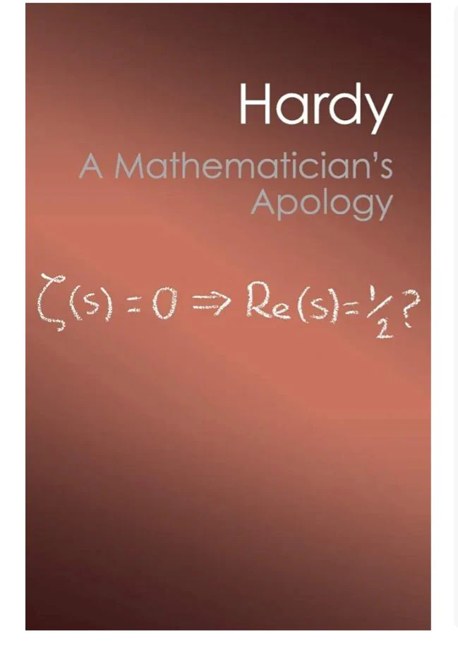 A Mathematician's Apology
Book by G. H. Hardy
