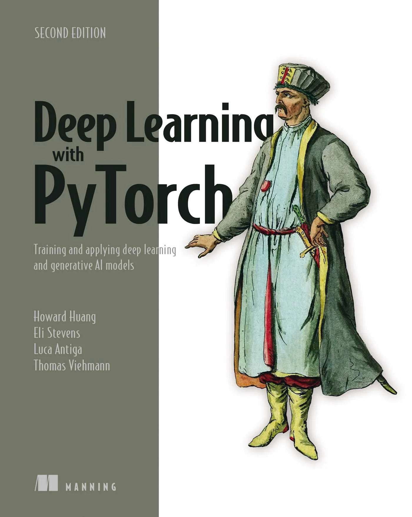 Deep Learning with PyTorch
Book by Eli Stevens, Luca Antiga, and Thomas Viehmann