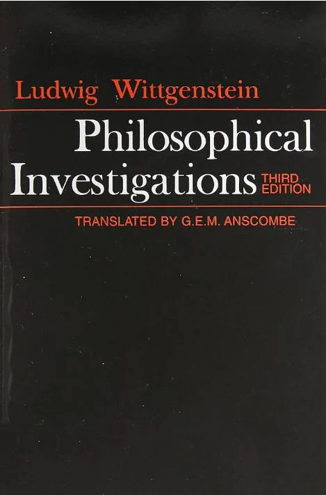 Philosophical Investigation Book by Wittgenstein
